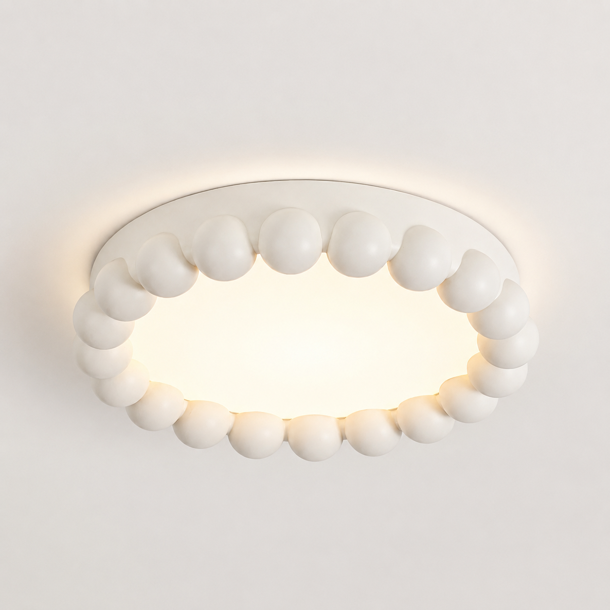 Bolla Bobble Ceiling Light | Resin Flush Mount Lamp