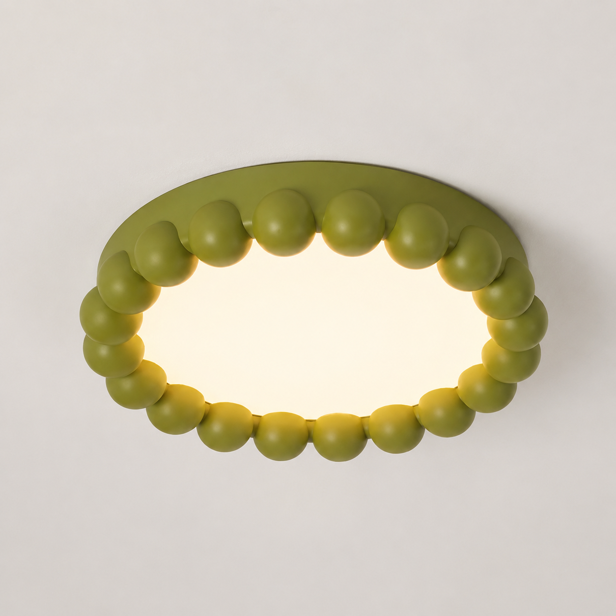 Bolla Bobble Ceiling Light | Resin Flush Mount Lamp