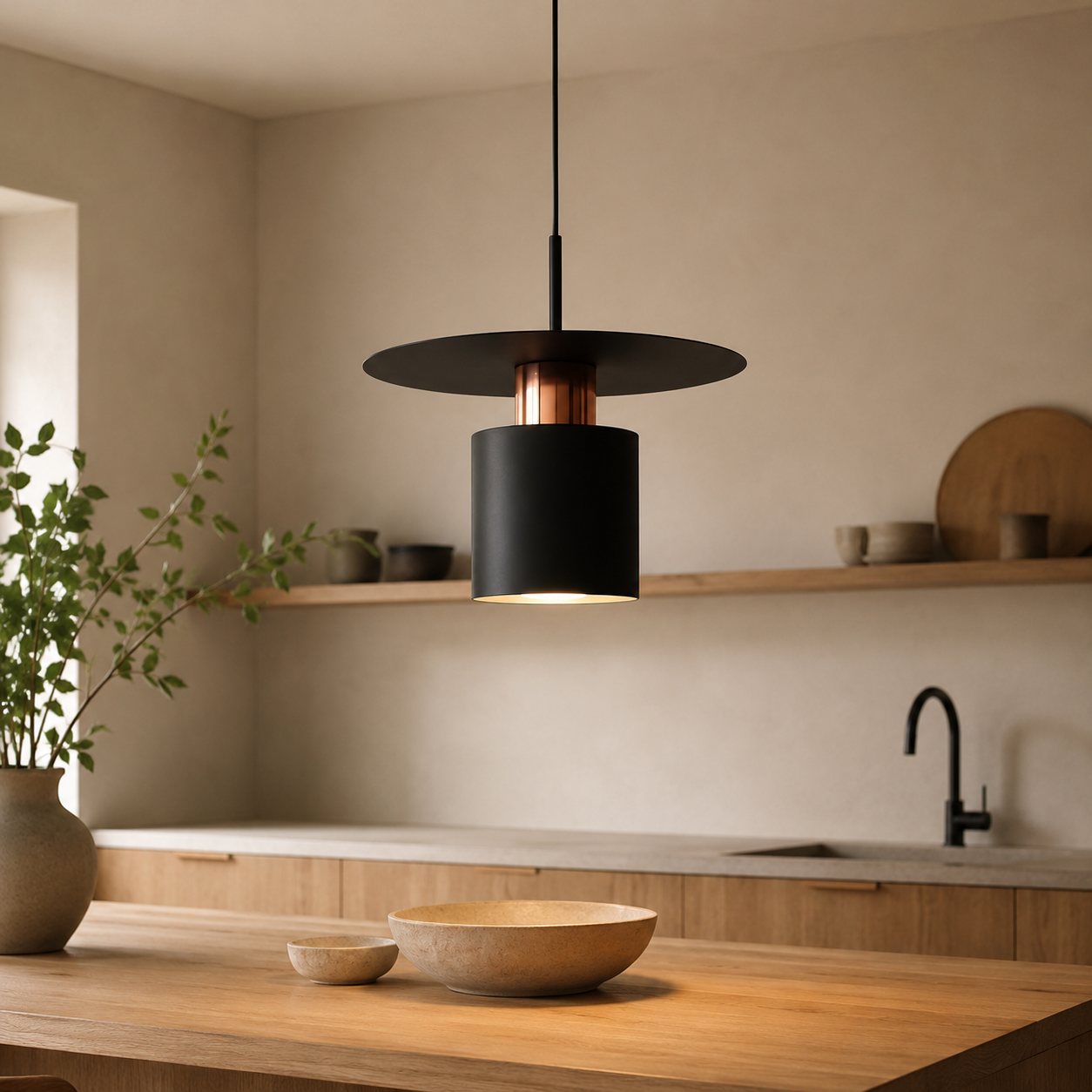 Brimella Disc Pendant Light