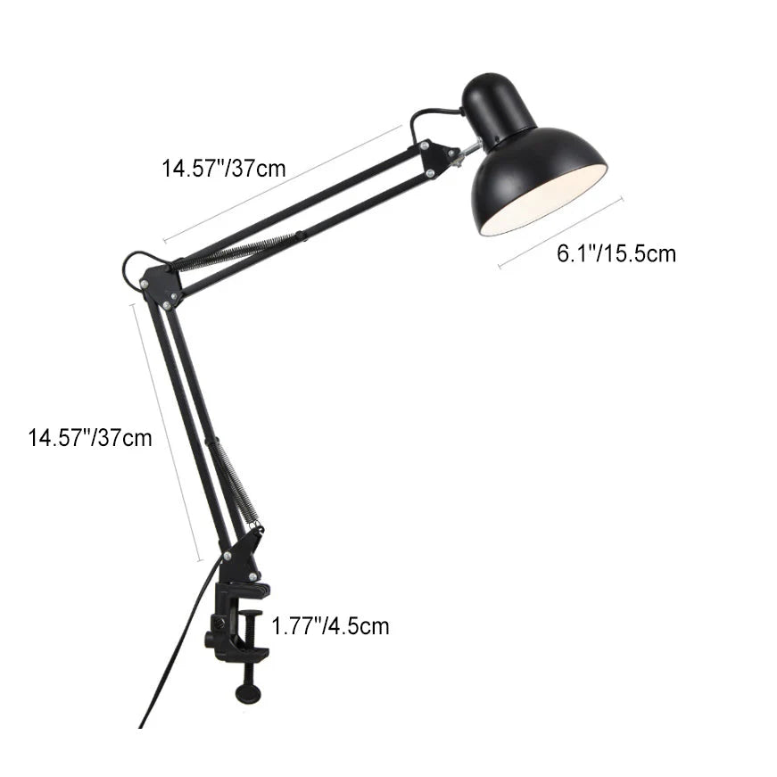 Drafton Swing-Arm Desk Lamp | Adjustable Architect Clamp Light