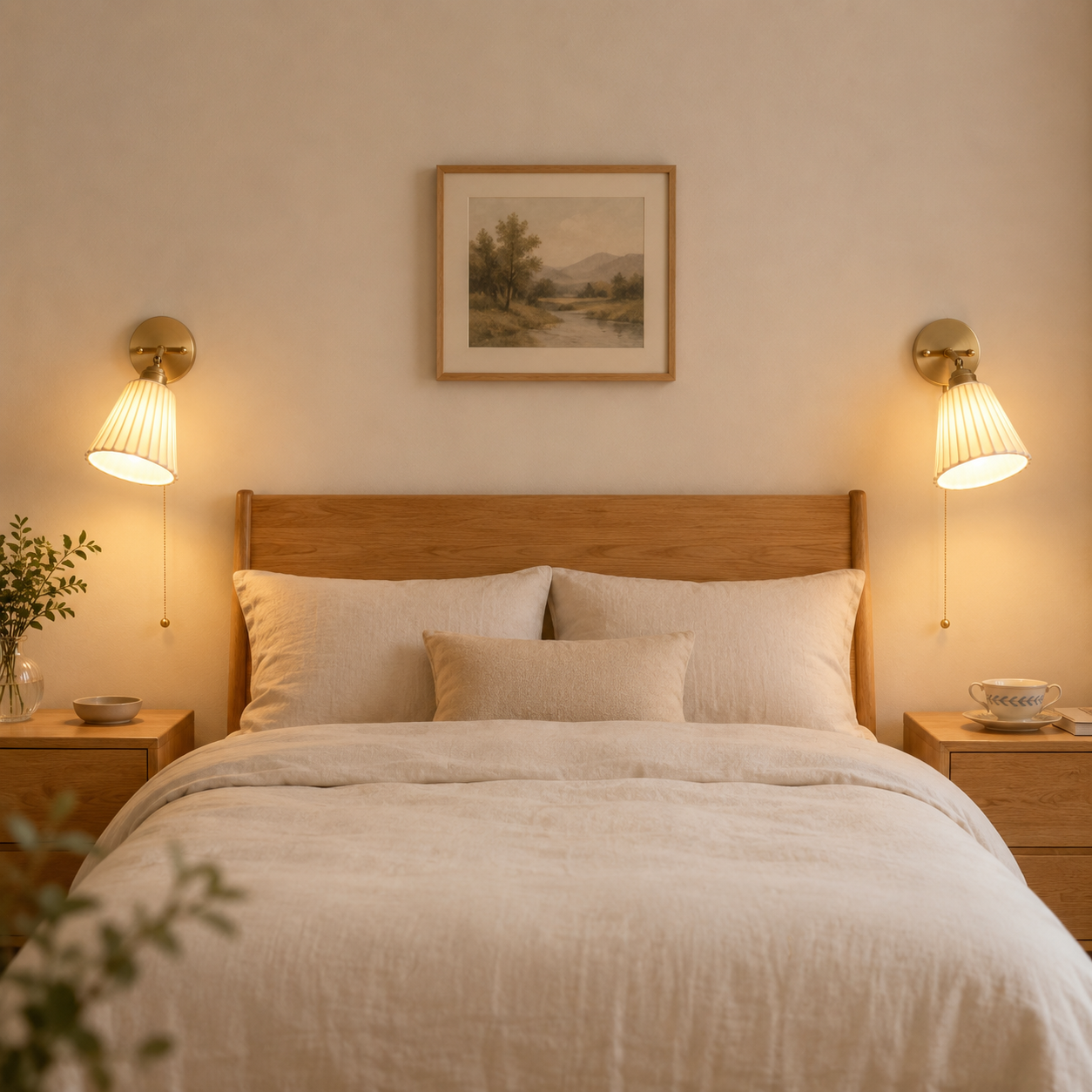 Elodia Wall Light | Ceramic Pull Chain Sconce