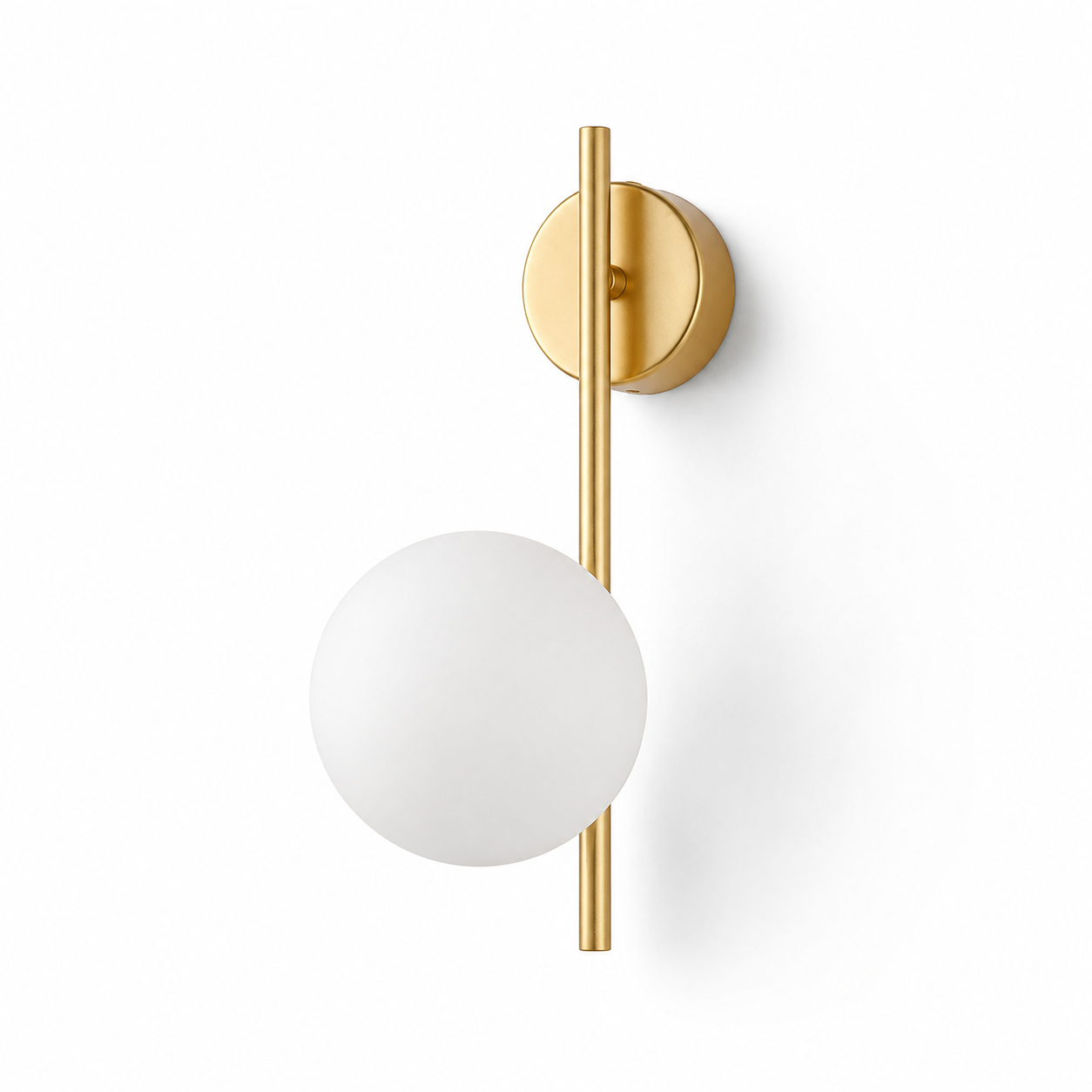 Ondra Wall Light | Frosted Glass Globe Sconce