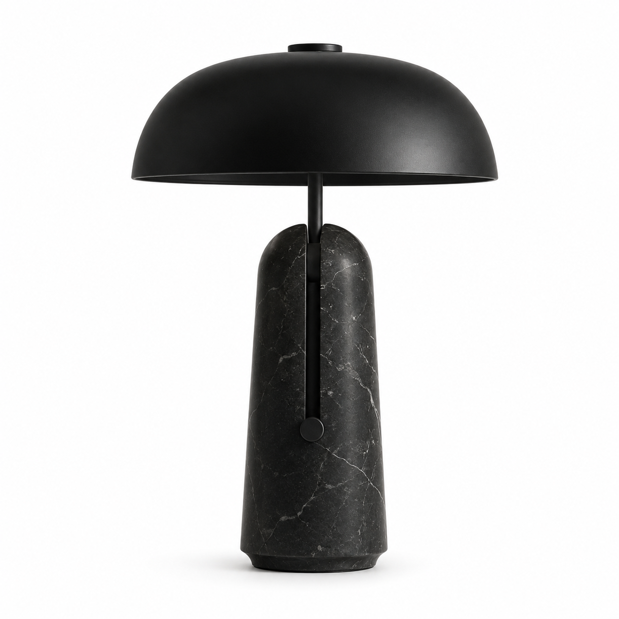 Petriva Dome Table Lamp | Stone Base Mushroom Light