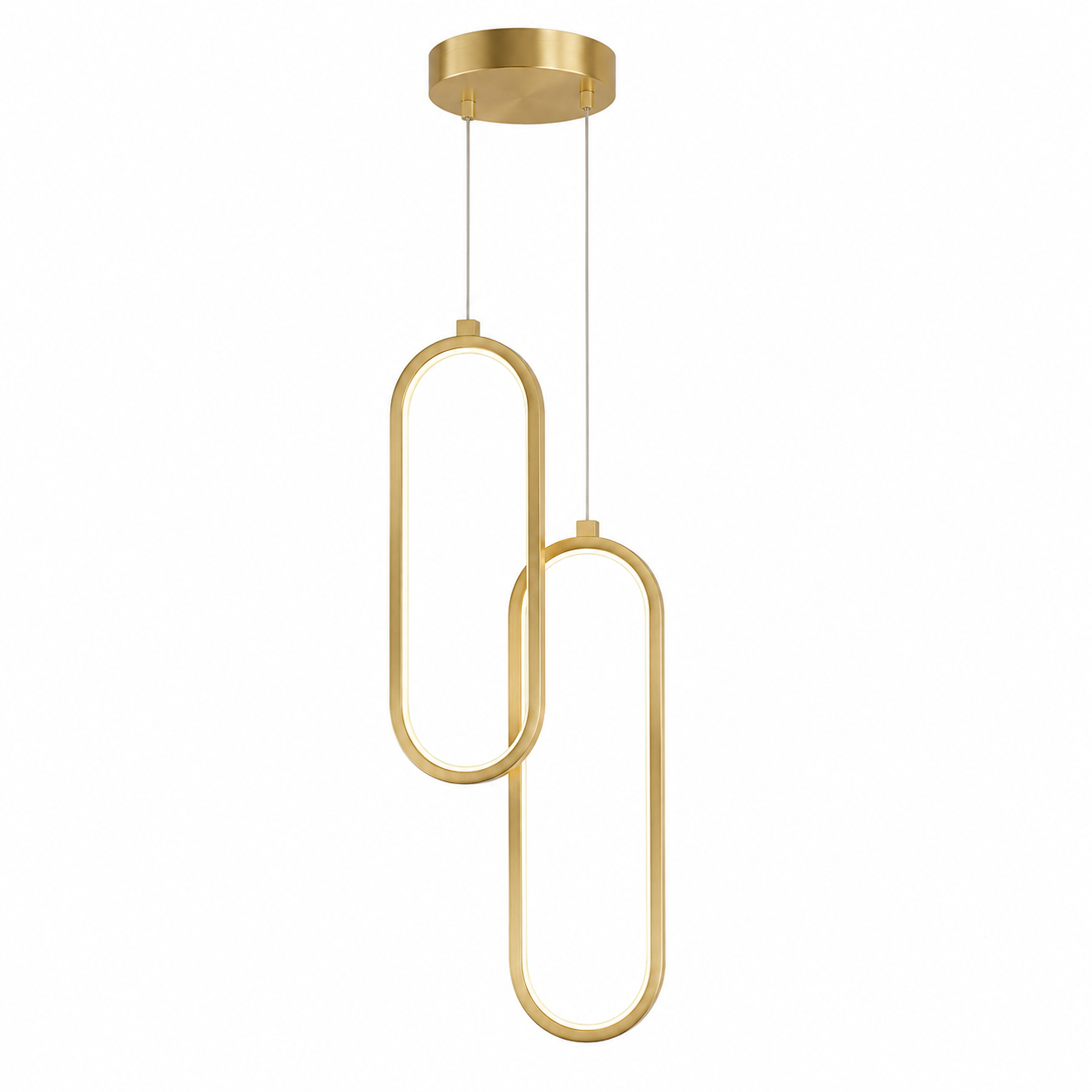 Ovelia LED Pendant Light | Slim Oval Halo Pendant