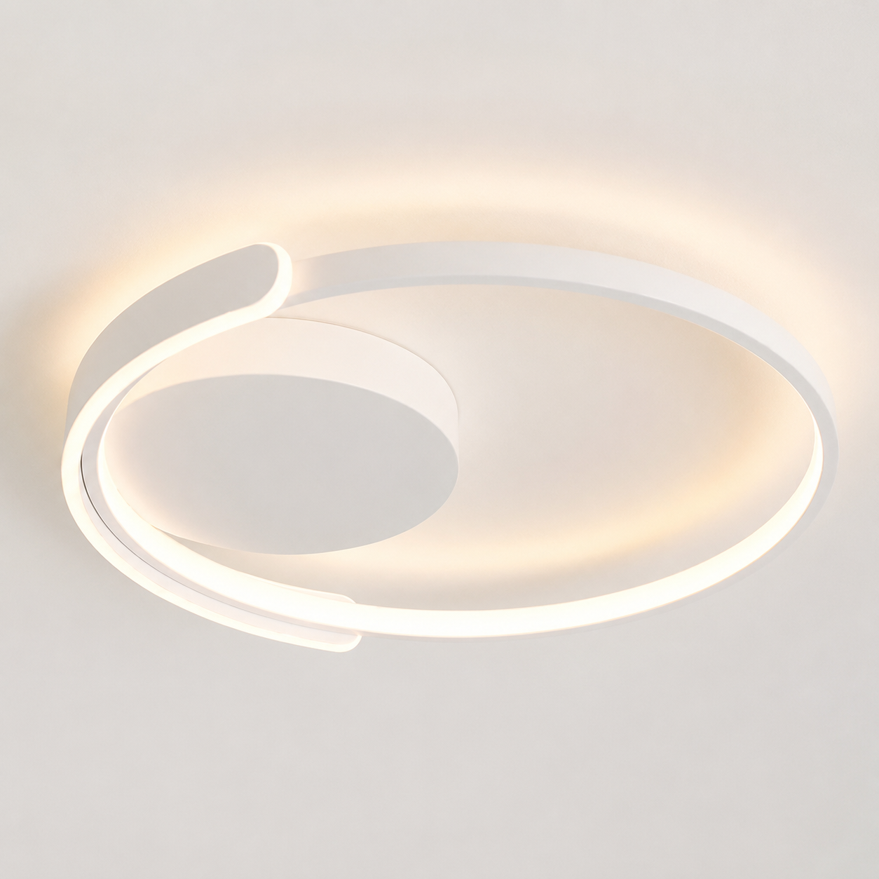 Anella Dimmable LED Ceiling Light | Halo Flush Lamp