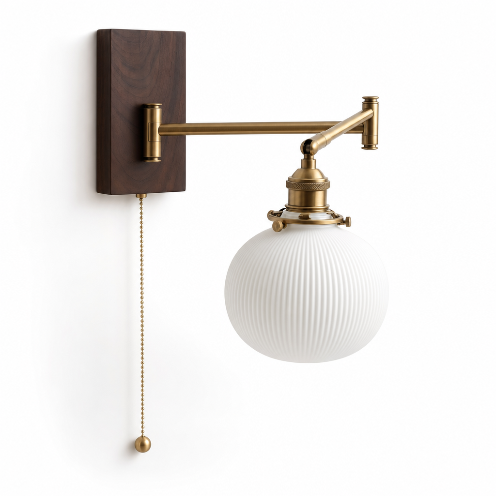 Arletta Wall Light | Swing Arm Ceramic Sconce