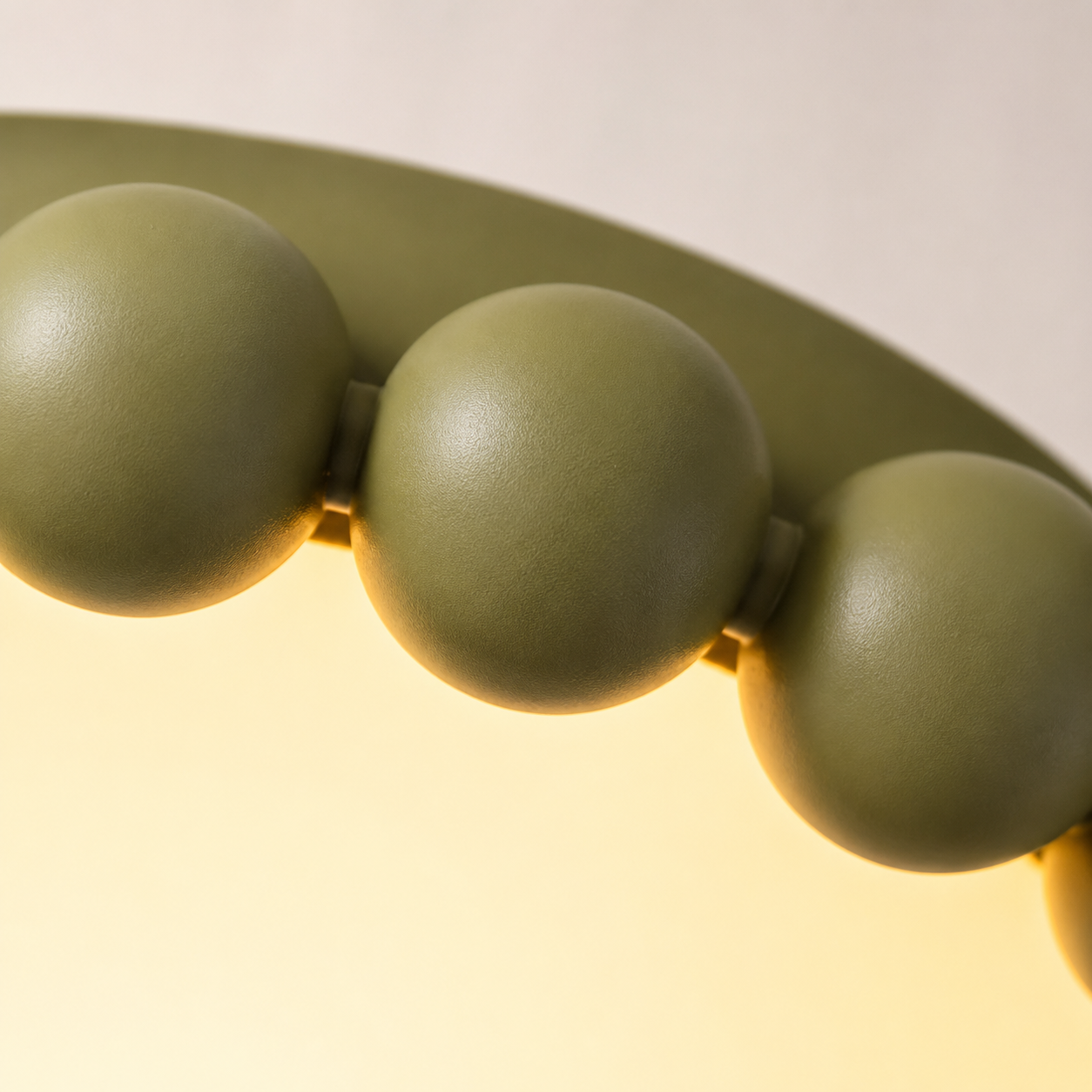 Bolla Bobble Ceiling Light | Resin Flush Mount Lamp