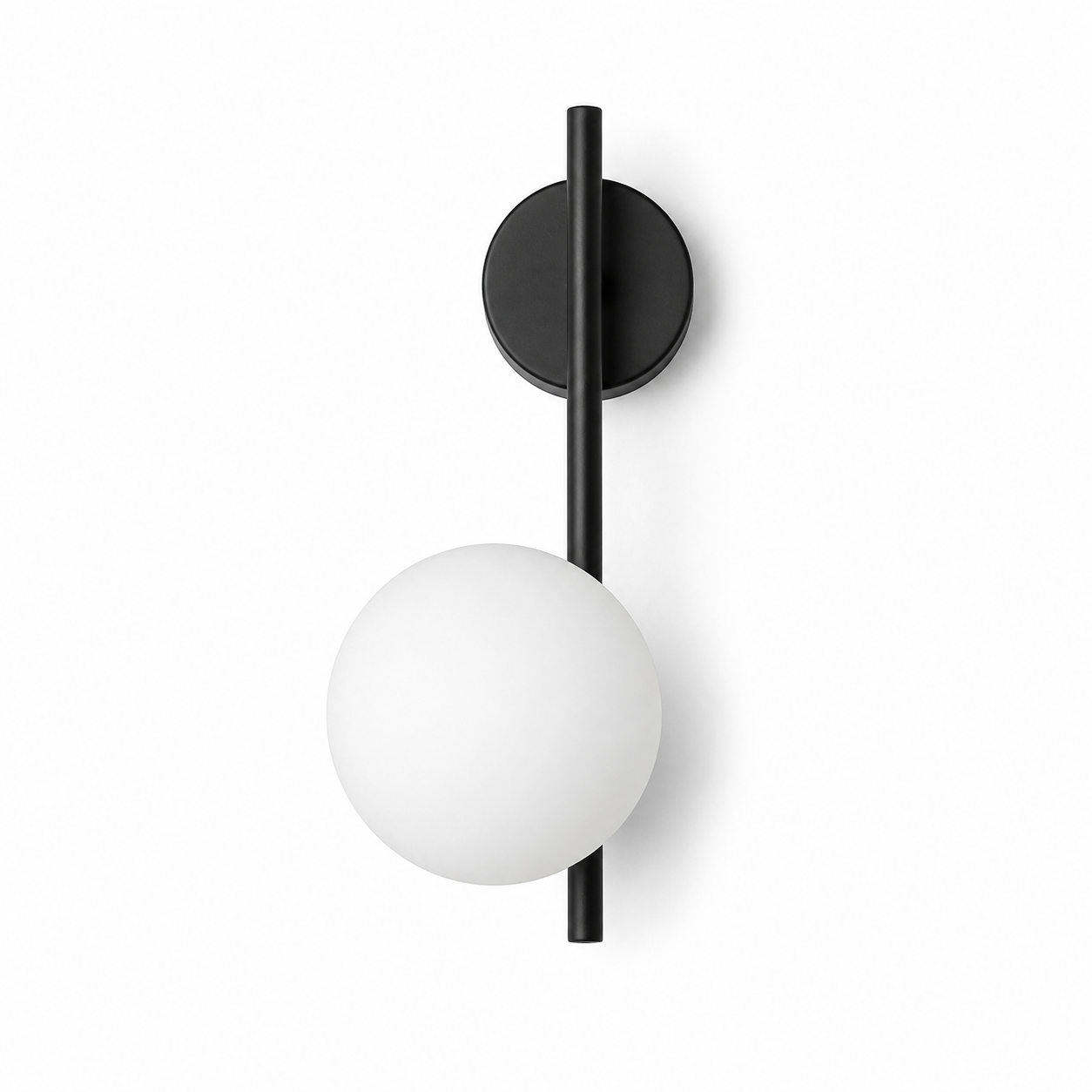Ondra Wall Light | Frosted Glass Globe Sconce
