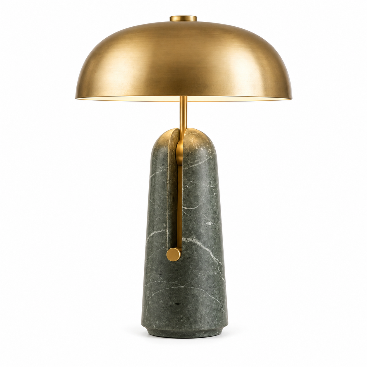 Petriva Dome Table Lamp | Stone Base Mushroom Light