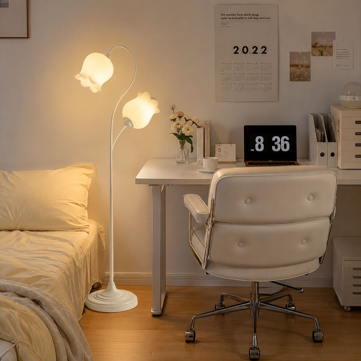 Rivelle Lily Floor Lamp | French Cottage