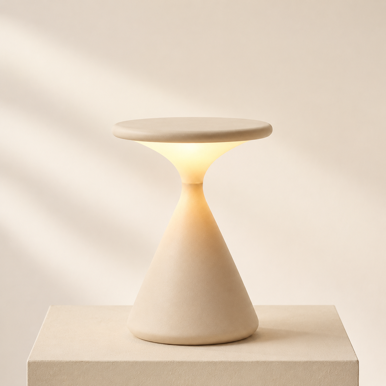 Sablia Hourglass Table Lamp | Cordless Ambient Light