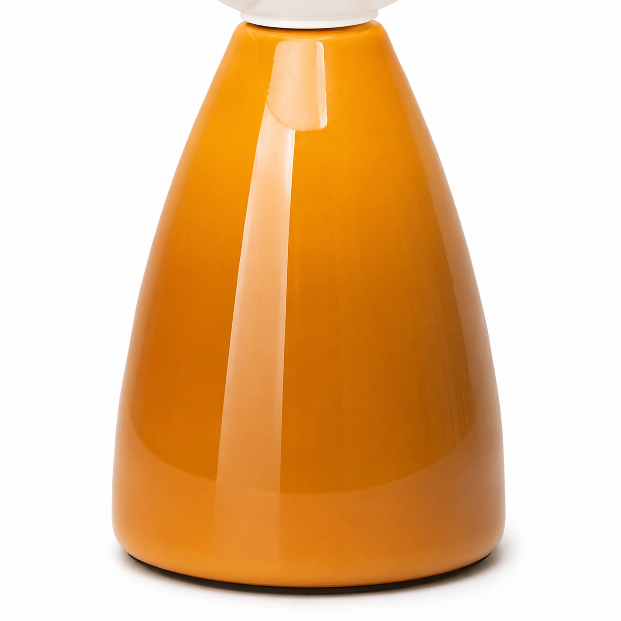 Tindra Pleated Shade Table Lamp | Glass Base Bedside Light