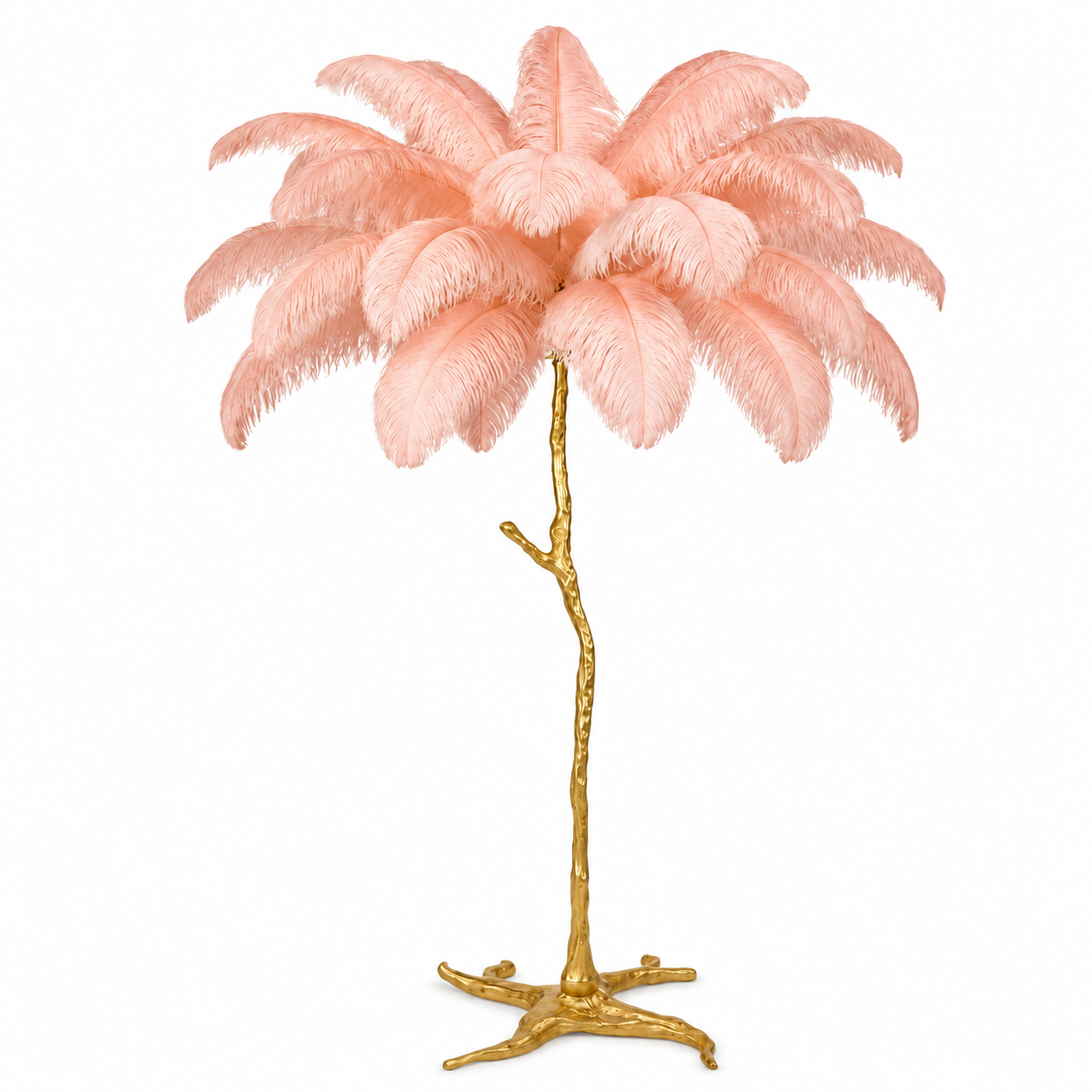 Wrenna Feather Floor Lamp | Ostrich Feather
